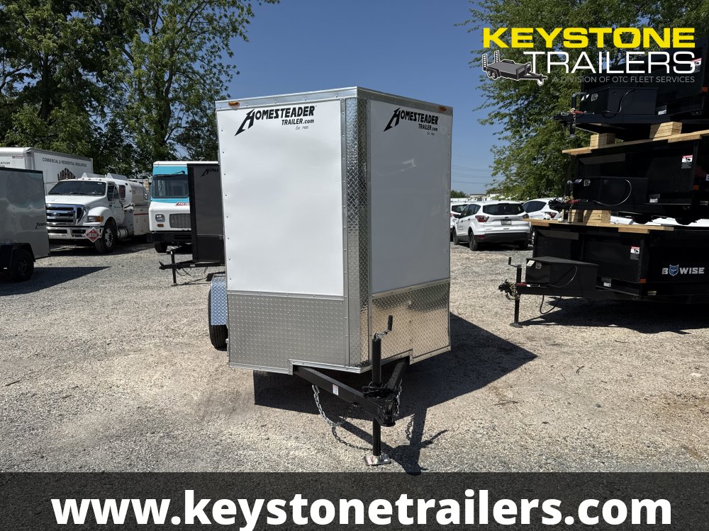 2025 Homesteader Trailers - 610IS - White - 6x10 - 2,990#