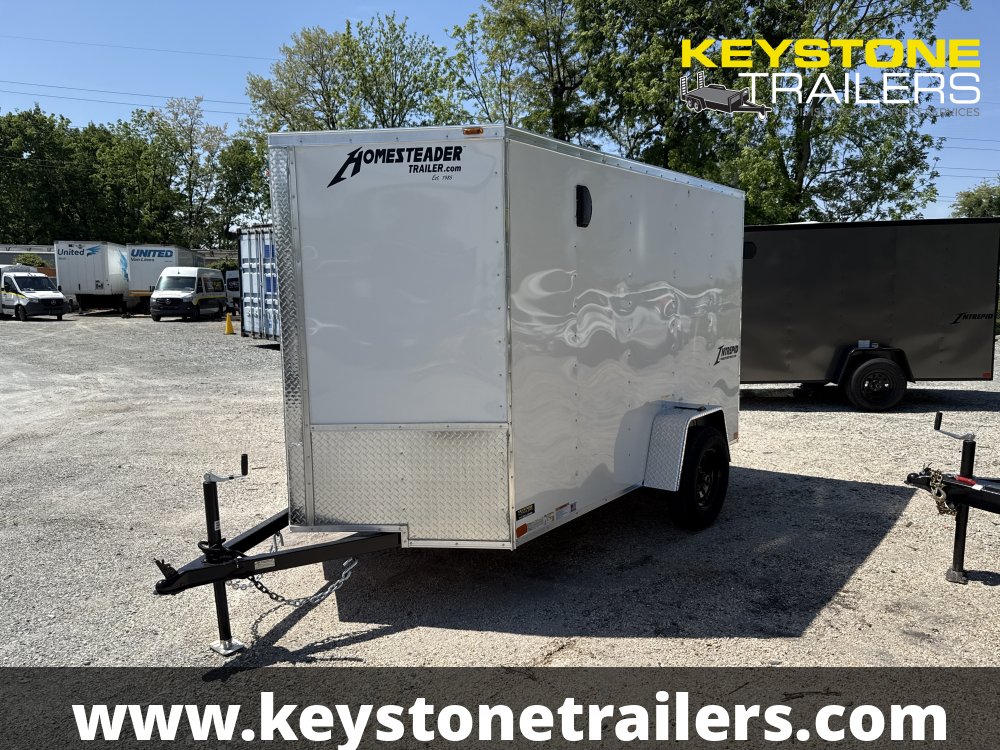 2025 Homesteader Trailers - 610IS - White - 6x10 - 2,990#