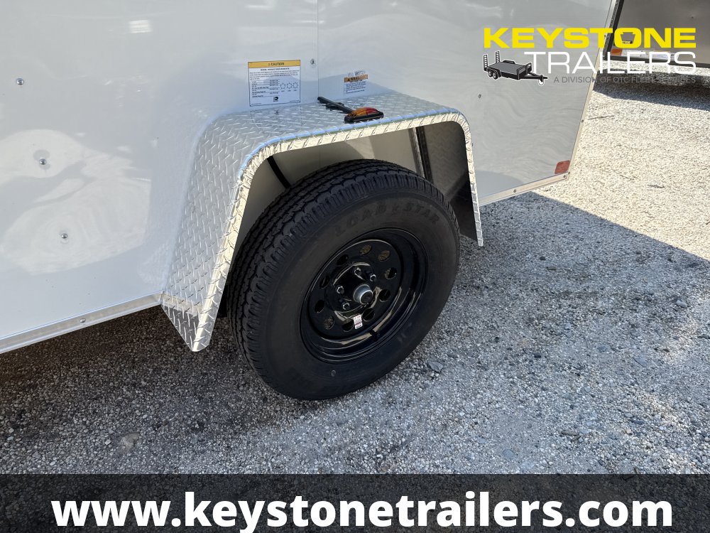 2025 Homesteader Trailers - 610IS - White - 6x10 - 2,990#