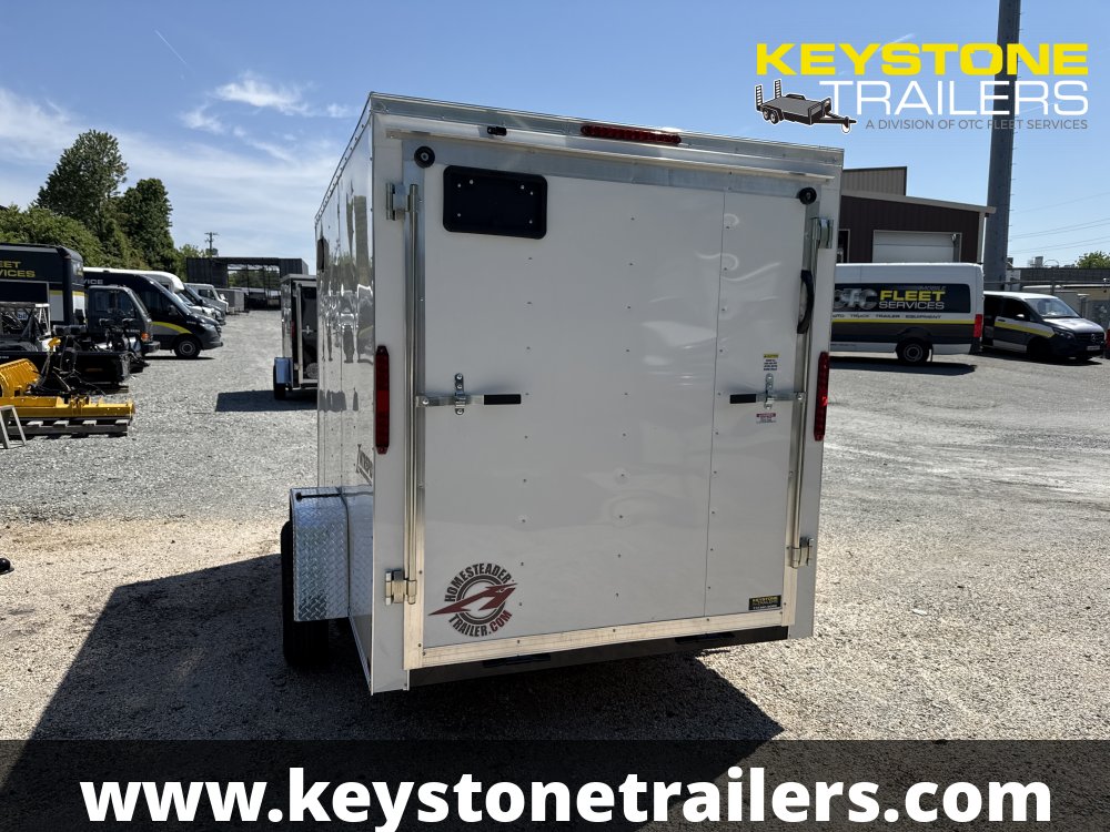 2025 Homesteader Trailers - 610IS - White - 6x10 - 2,990#