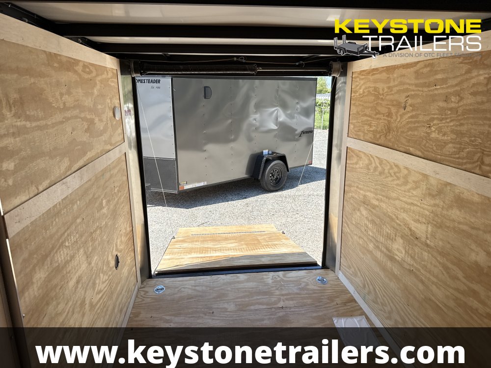 2025 Homesteader Trailers - 610IS - White - 6x10 - 2,990#