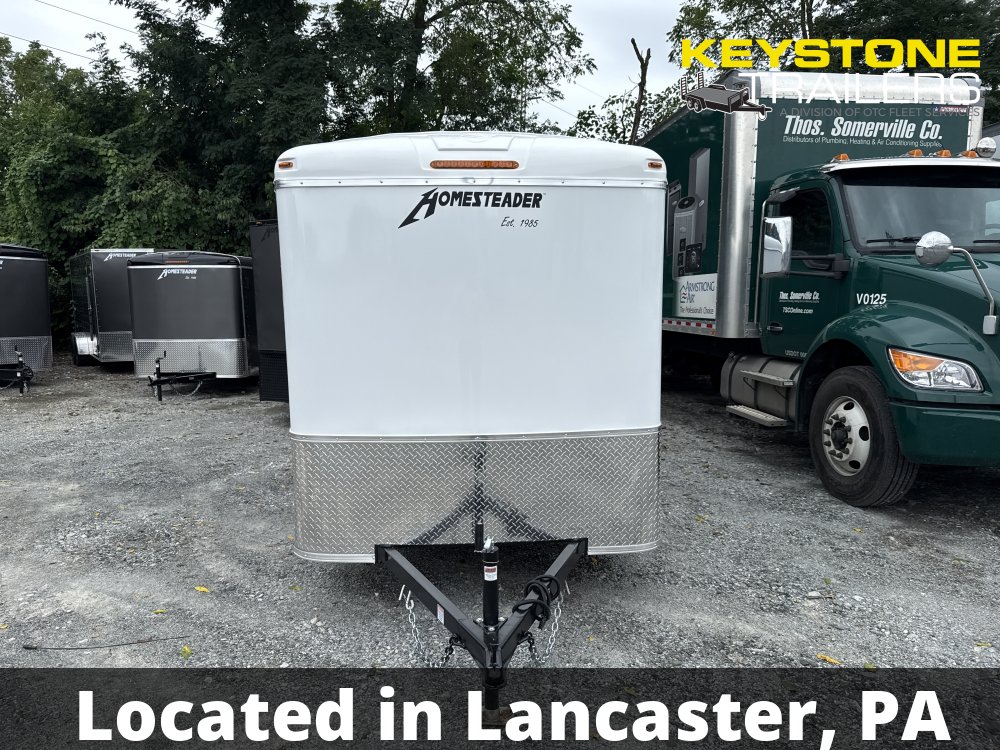 2026 Homesteader Trailers - 610CS - White - 6x10 - 2,990#