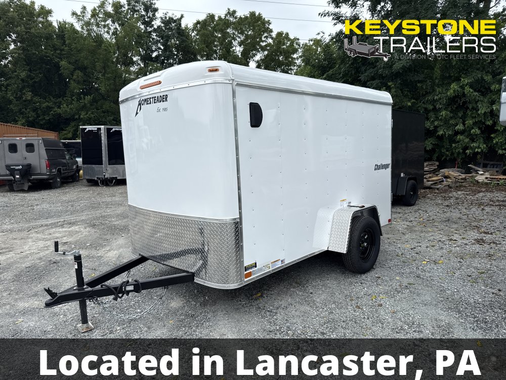 2026 Homesteader Trailers - 610CS - White - 6x10 - 2,990#