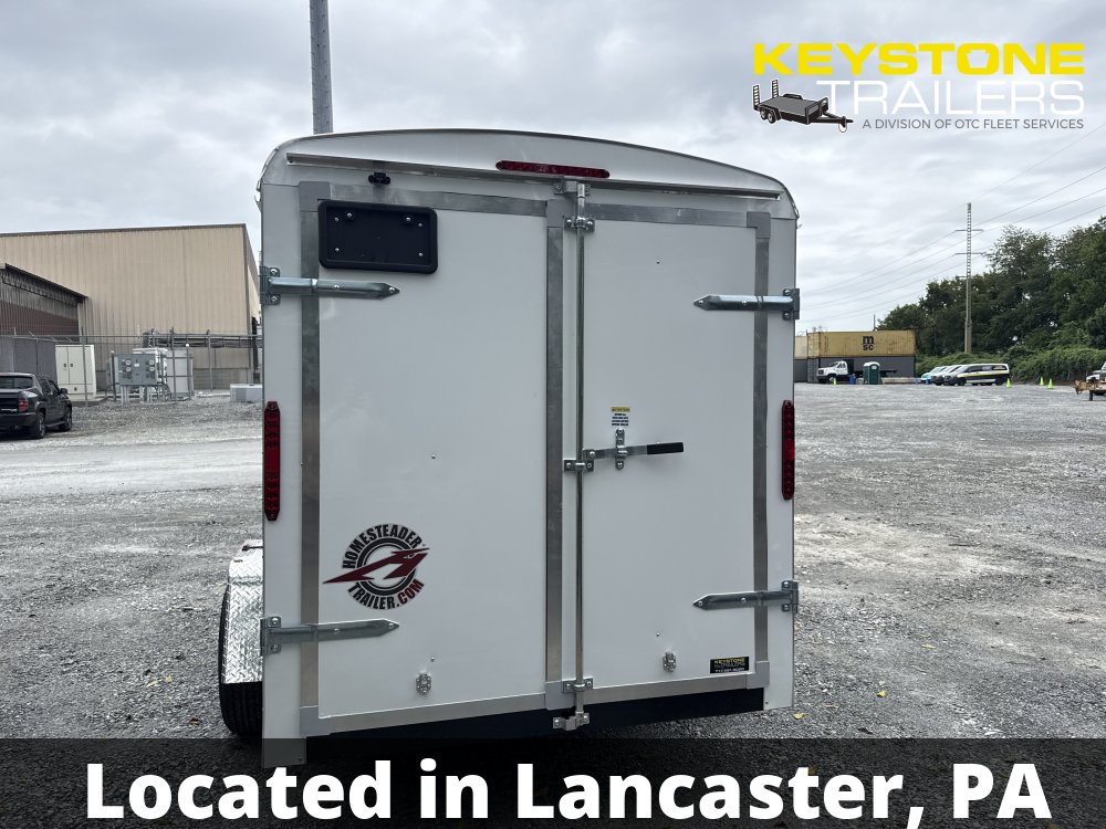 2026 Homesteader Trailers - 610CS - White - 6x10 - 2,990#