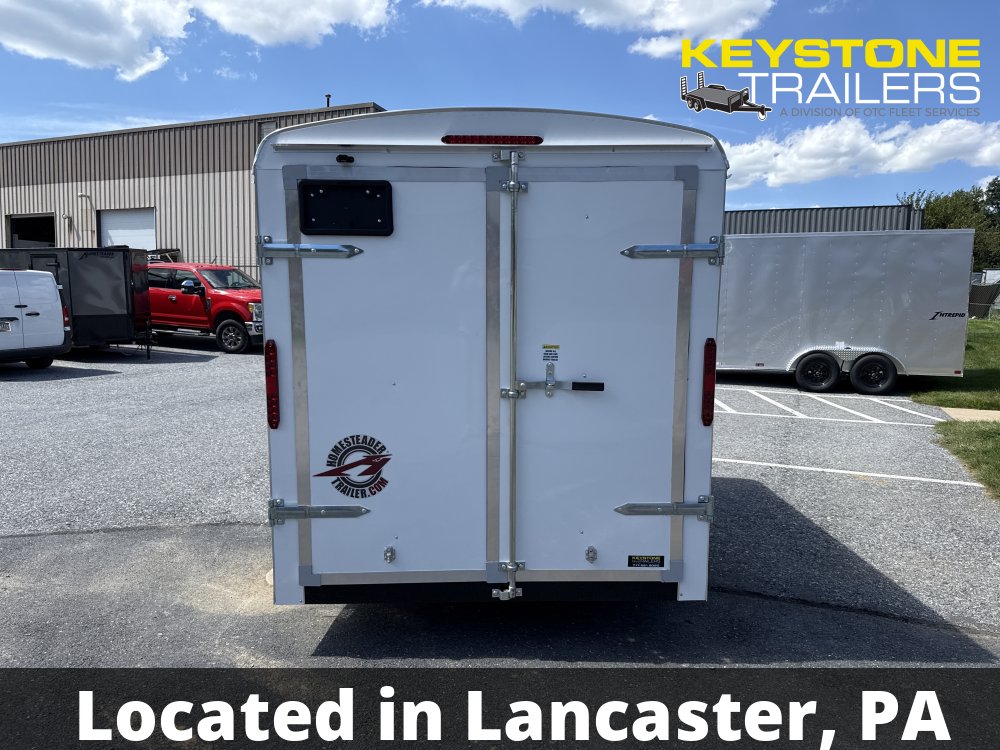 2026 Homesteader Trailers - 610CS - White - 6x10 - 2,990#