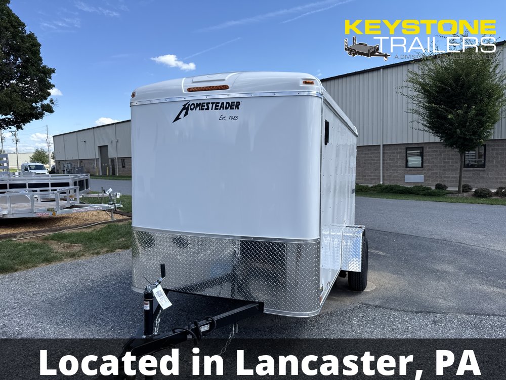 2026 Homesteader Trailers - 610CS - White - 6x10 - 2,990#