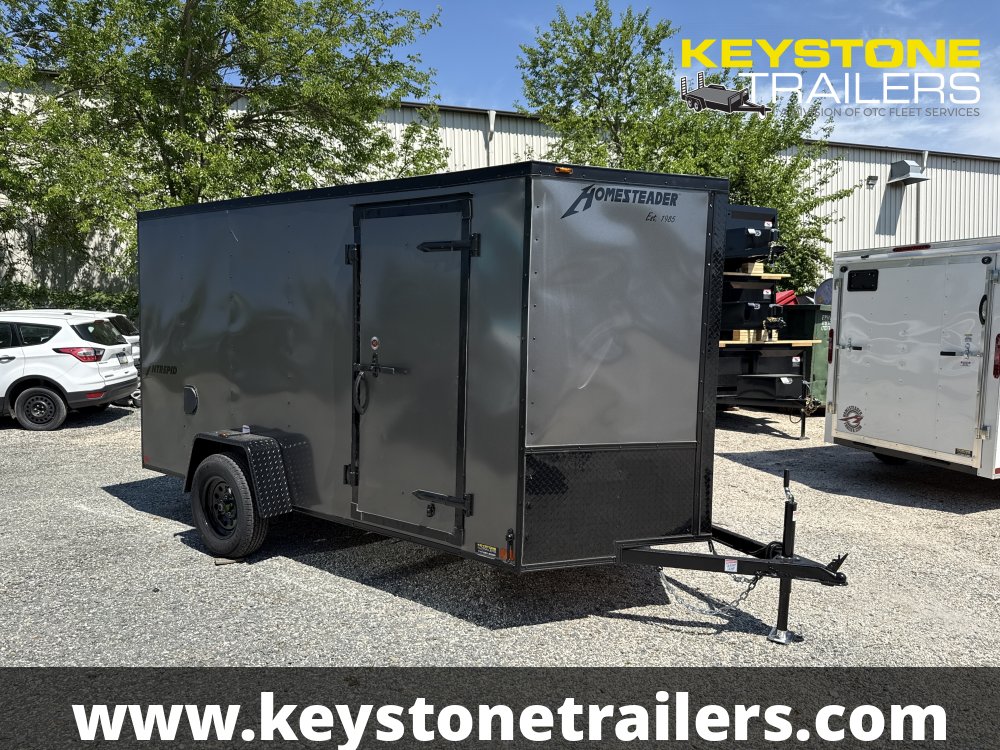 2025 Homesteader Trailers - 612IS - Gray - 6x12 - 2,990#