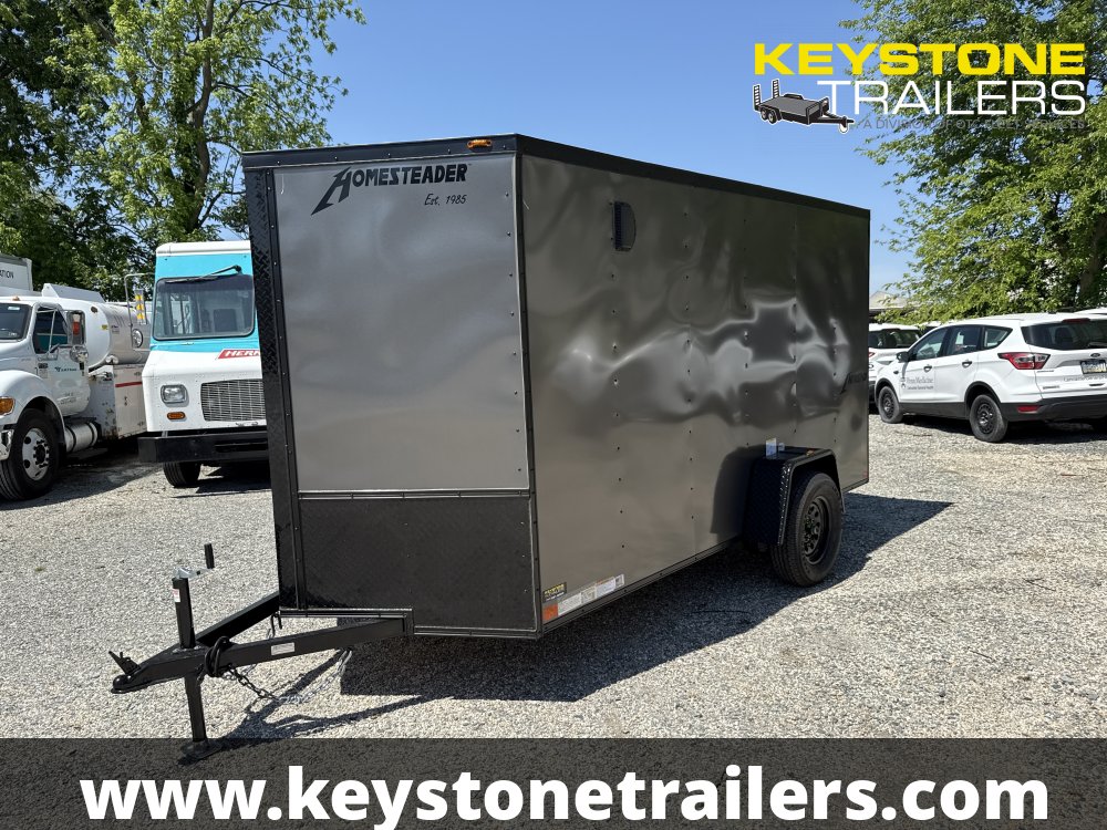 2025 Homesteader Trailers - 612IS - Gray - 6x12 - 2,990#