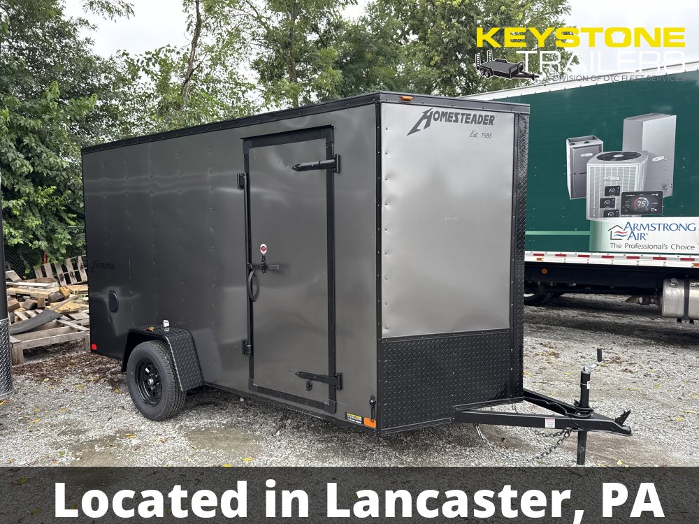 2026 Homesteader Trailers - 612IS - Gray - 6x12 - 2,990#
