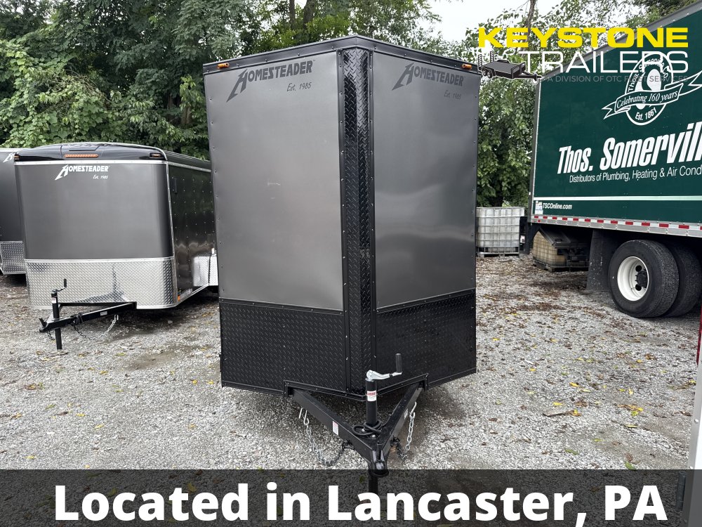 2026 Homesteader Trailers - 612IS - Gray - 6x12 - 2,990#