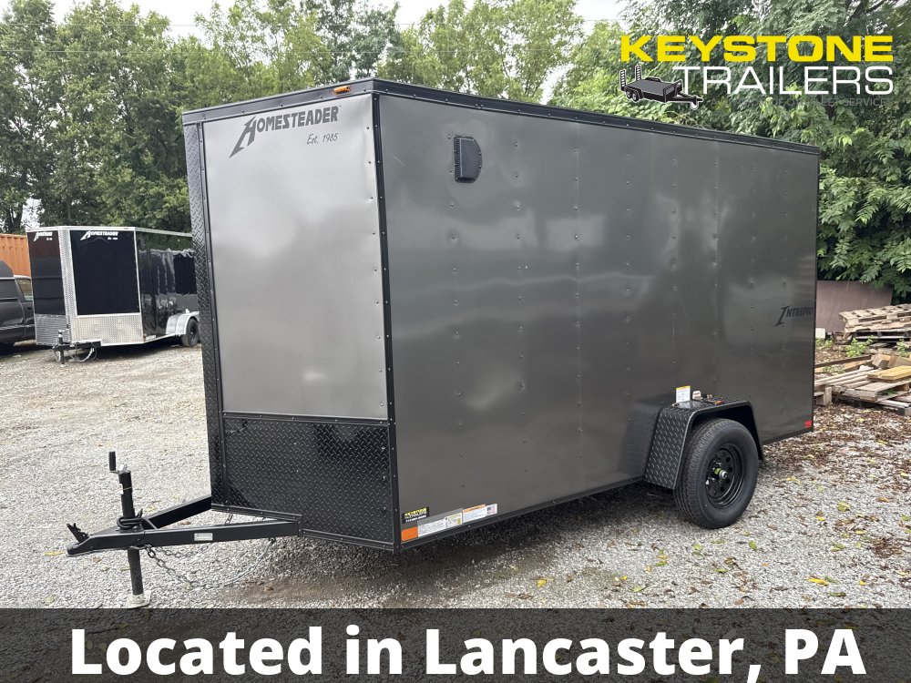 2026 Homesteader Trailers - 612IS - Gray - 6x12 - 2,990#