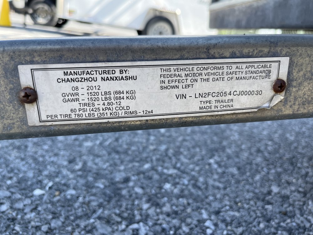 2012 CHANGZHOU NAN - u4X6.5 - Silver - 4x6.5 - 1,520#