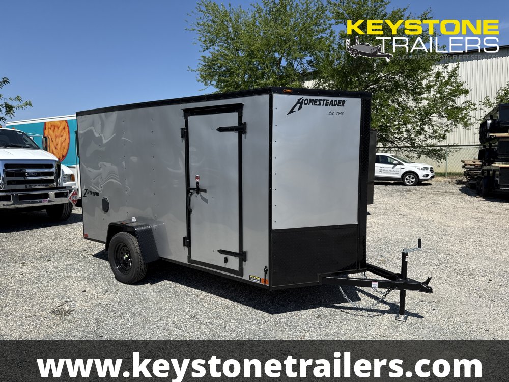2025 Homesteader Trailers - 612IS - Silver Mist - 6x12 - 2,990#