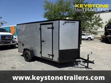 2025 Homesteader Trailers - 612IS - Silver Mist - 6x12 - 2,990#