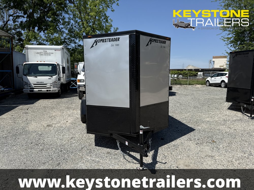 2025 Homesteader Trailers - 612IS - Silver Mist - 6x12 - 2,990#