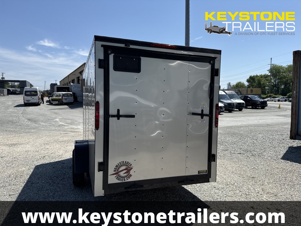 2025 Homesteader Trailers - 612IS - Silver Mist - 6x12 - 2,990#