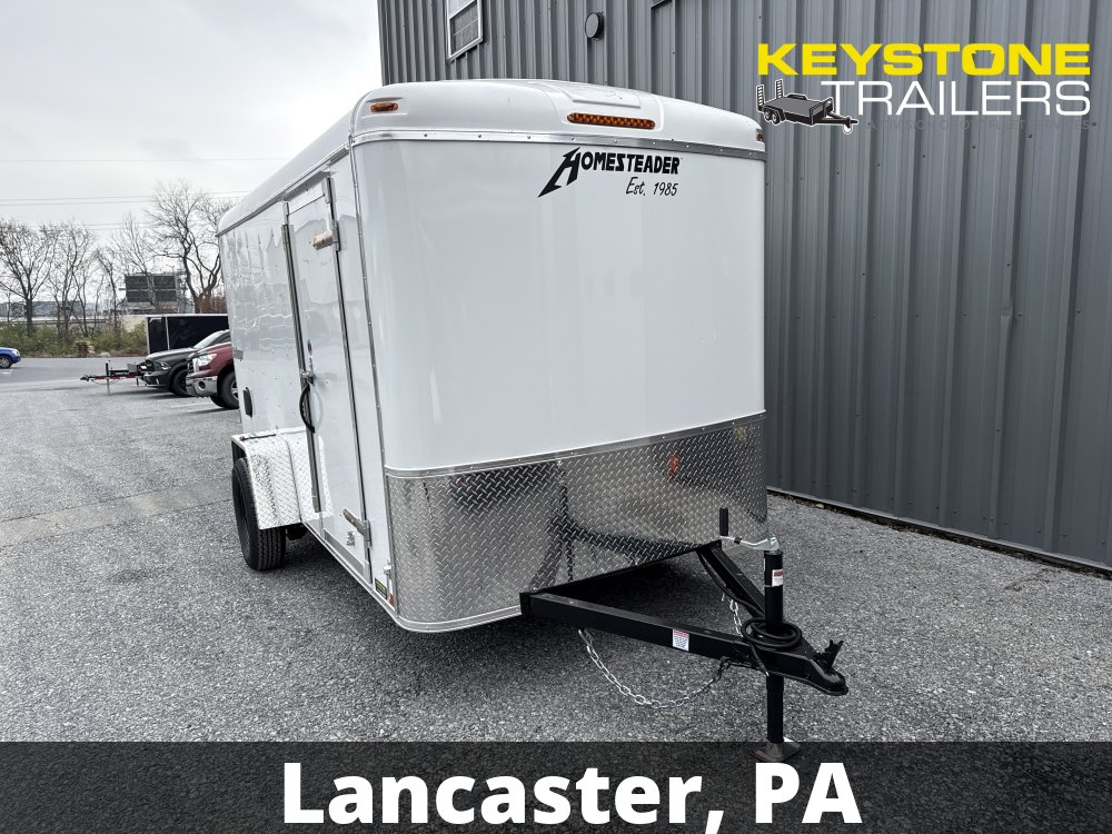 2026 Homesteader - 612CS - White - 6x12 - 2,990#