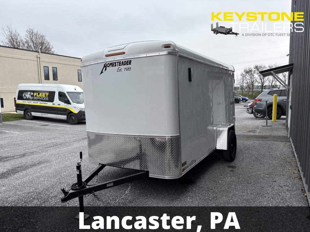 2026 Homesteader - 612CS - White - 6x12 - 2,990#