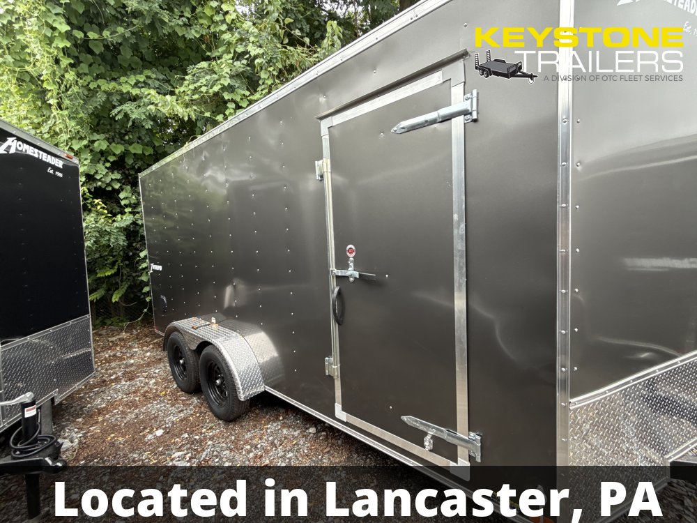 2026 Homesteader Trailers - 716IT - Silver Mist - 7x16 - 7,000#