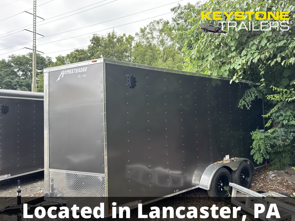 2026 Homesteader Trailers - 716IT - Silver Mist - 7x16 - 7,000#