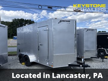 2026 Homesteader Trailers - 714IT - Silver Mist - 7x14 - 7,000#