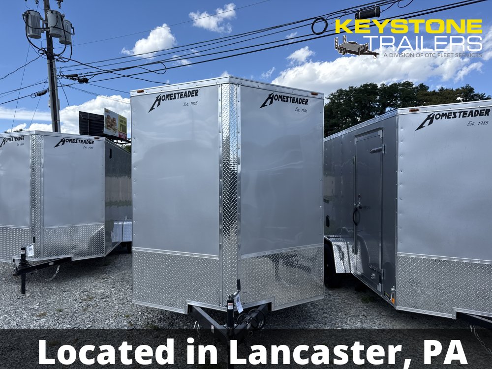 2026 Homesteader Trailers - 714IT - Silver Mist - 7x14 - 7,000#