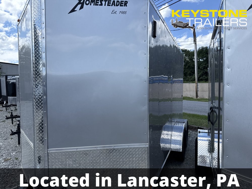 2026 Homesteader Trailers - 714IT - Silver Mist - 7x14 - 7,000#