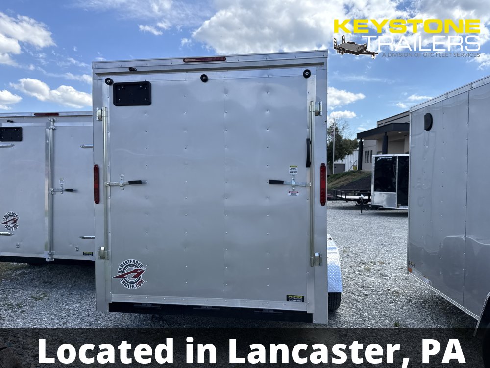 2026 Homesteader Trailers - 714IT - Silver Mist - 7x14 - 7,000#