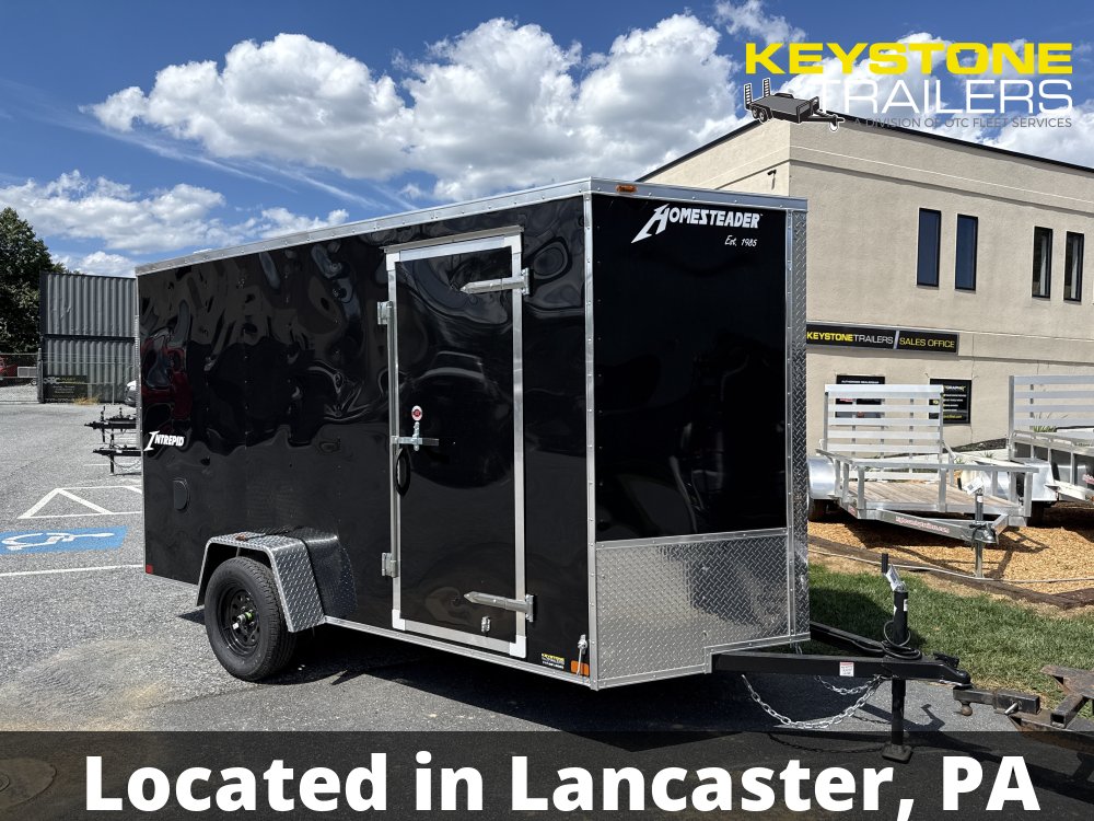 2026 Homesteader Trailers - 612IS - Black - 6x12 - 2,990#