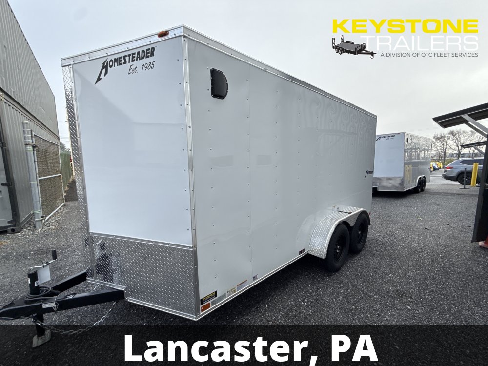 2026 Homesteader - 714IT - White - 7x14 - 7,000#