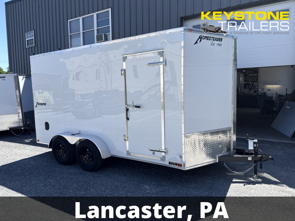 2027 Homesteader - 714IT - White - 7x14 - 7,000#