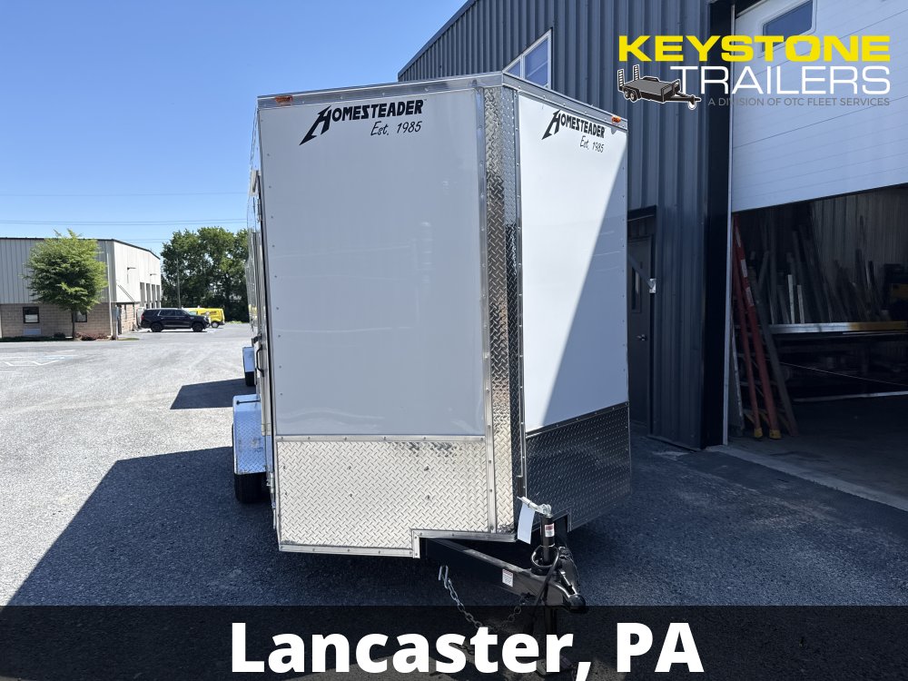 2027 Homesteader - 714IT - White - 7x14 - 7,000#