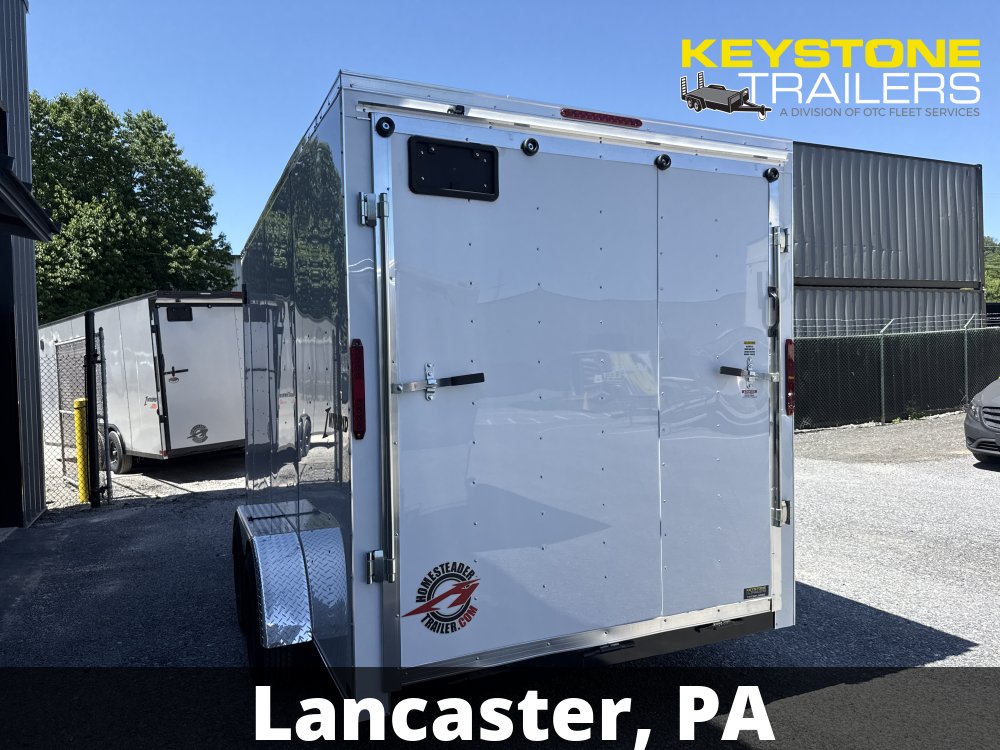 2027 Homesteader - 714IT - White - 7x14 - 7,000#