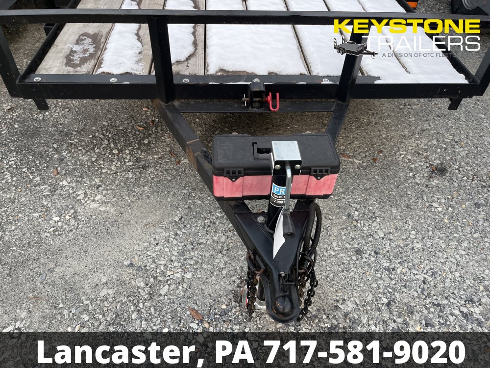 1997 Pequea - 6X10-Gravity Tilt Trailer 2,900# - Black - 6x10 - 2,990#