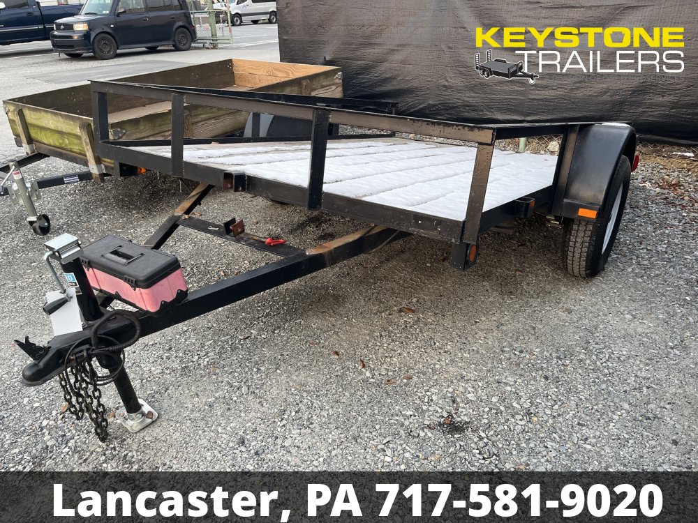 1997 Pequea - 6X10-Gravity Tilt Trailer 2,900# - Black - 6x10 - 2,990#