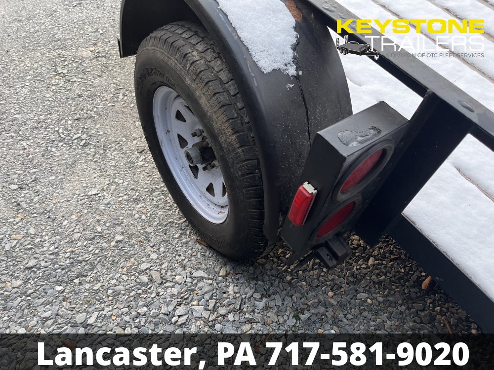 1997 Pequea - 6X10-Gravity Tilt Trailer 2,900# - Black - 6x10 - 2,990#