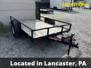 1997 Pequea - 6X10-Gravity Tilt Trailer 2,900# - Black - 6x10 - 2,990#
