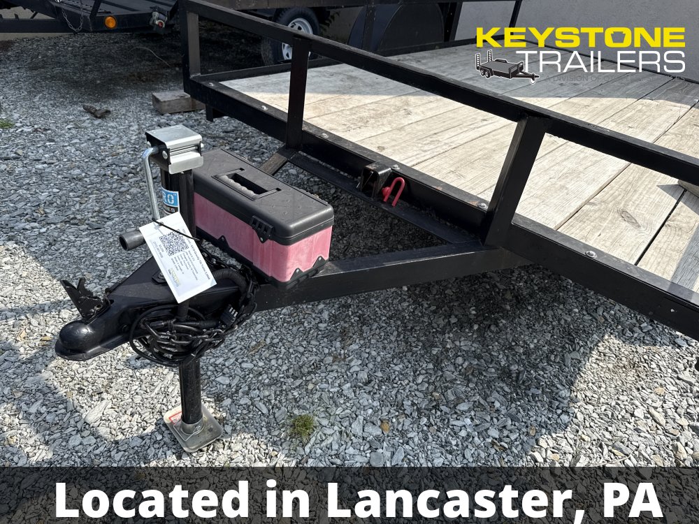 1997 Pequea - 6X10-Gravity Tilt Trailer 2,900# - Black - 6x10 - 2,990#