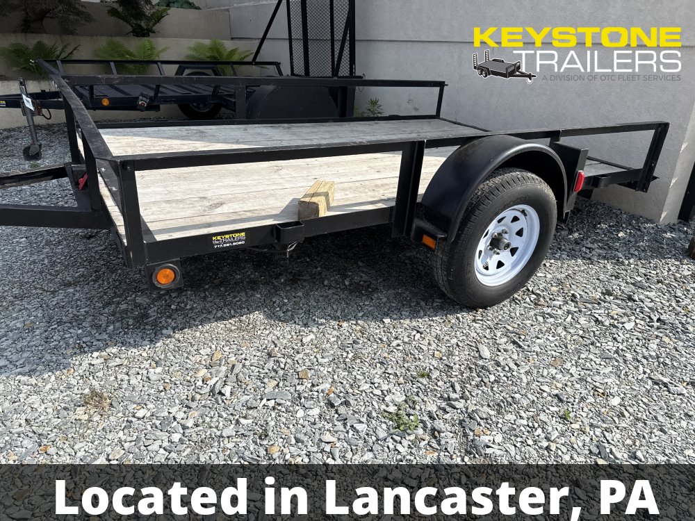 1997 Pequea - 6X10-Gravity Tilt Trailer 2,900# - Black - 6x10 - 2,990#
