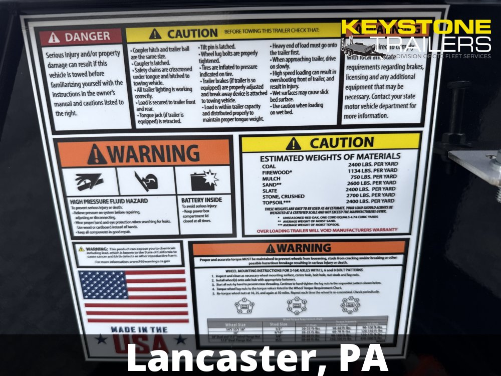 2026 B-Wise - DT610LP-LE-7-A - Black - 6x10 - 7,000#