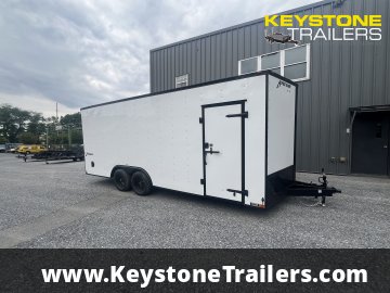 2025 Homesteader Trailers - 820IT - White - 8.5x20 - 7,000#