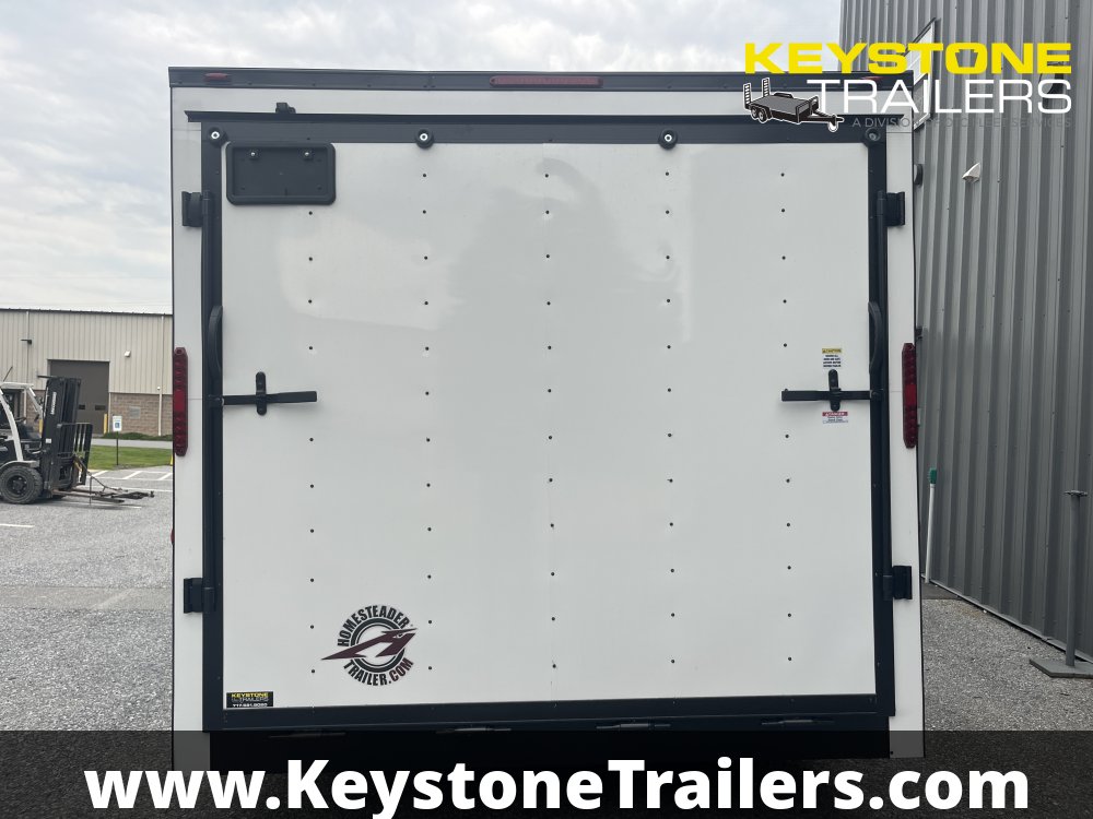 2025 Homesteader Trailers - 820IT - White - 8.5x20 - 7,000#