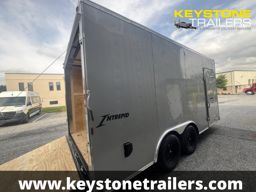 2025 Homesteader Trailers - 816IT - Silver Mist - 8.5x16 - 7,000#