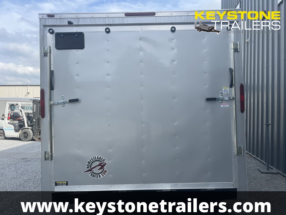 2025 Homesteader Trailers - 816IT - Silver Mist - 8.5x16 - 7,000#