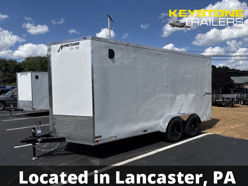 2026 Homesteader Trailers - 716IT - White - 7x16 - 7,000#