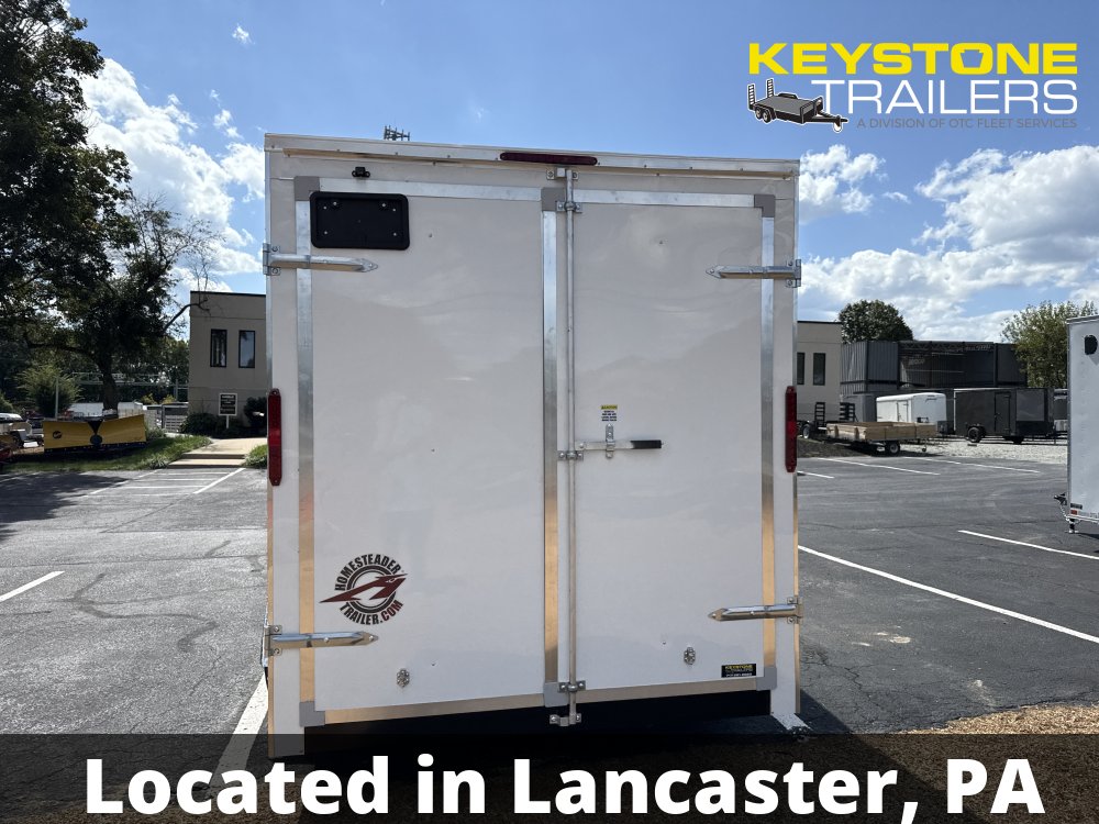 2026 Homesteader Trailers - 716IT - White - 7x16 - 7,000#