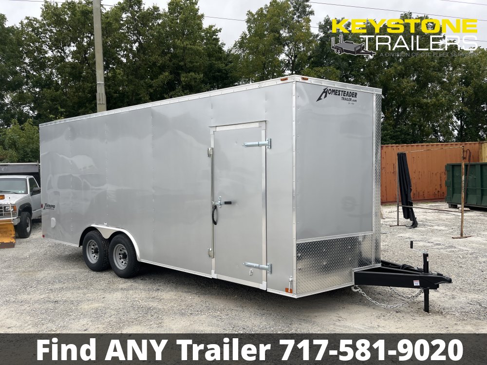 2025 Homesteader Trailers - 820IT - Silver Mist - 8.5x20 - 9,950#