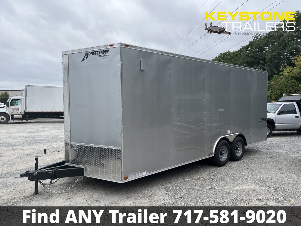 2025 Homesteader Trailers - 820IT - Silver Mist - 8.5x20 - 9,950#