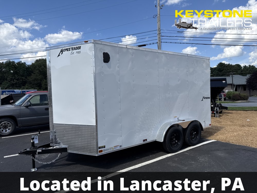 2026 Homesteader Trailers - 714IT - White - 7x14 - 7,000#