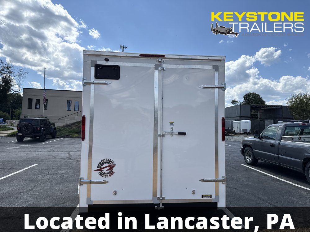 2026 Homesteader Trailers - 714IT - White - 7x14 - 7,000#